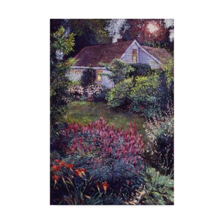 David Lloyd Glover 'The Summer Evening Cottage' Canvas Art,30x47